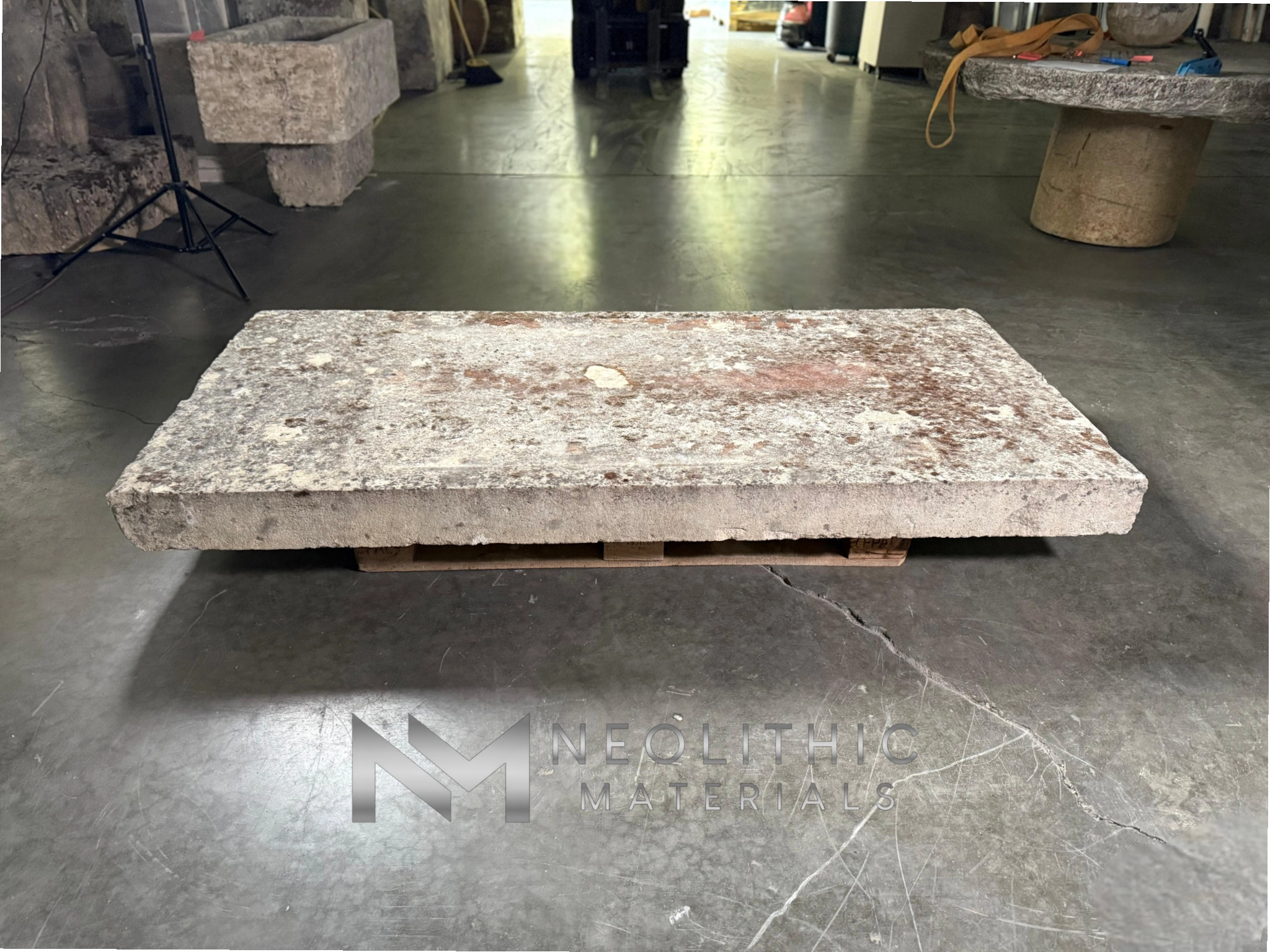 French Antique Foundation Slab - Image 1